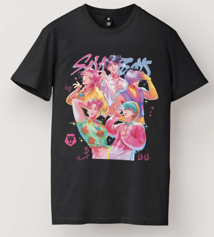 KPop Saja Boys Drawings Tee
