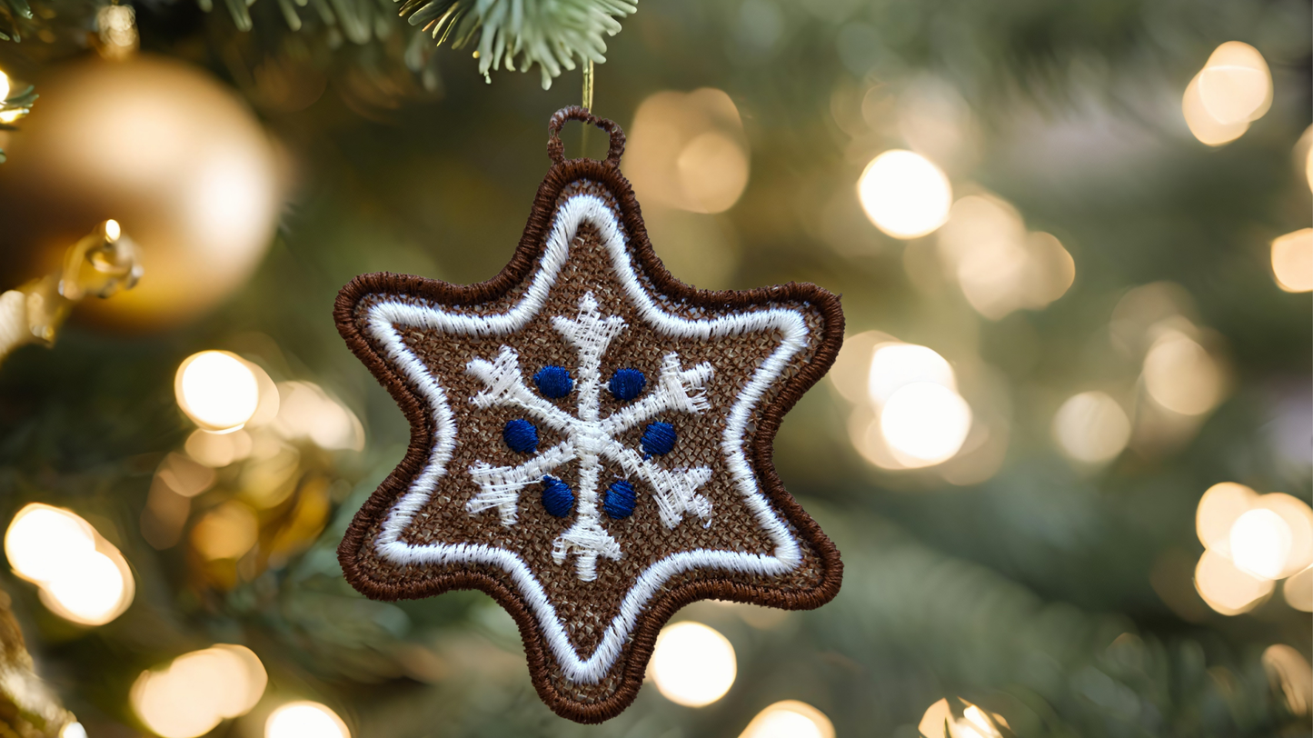 Gingerbread Lace Christmas Decorations!